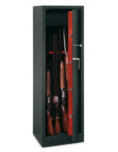 Armoire à Pistolet Heavey Duty – 5 à 8 Pistolets – Serrure électronique à Code – Noir