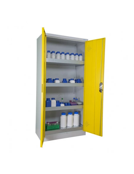 armoire-produits-chimique_Armoire De Sécurité Haute 2 Portes Jaunes - AZ300_thumbnail_6