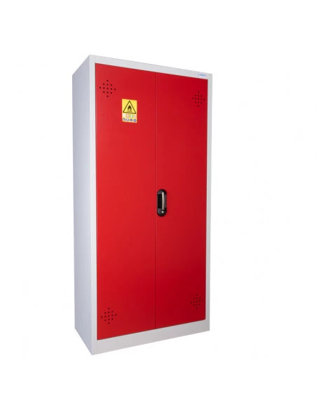 armoire-produits-chimique_Armoire De Sécurité Haute 2 Portes Rouges - AZ300R_thumbnail_5