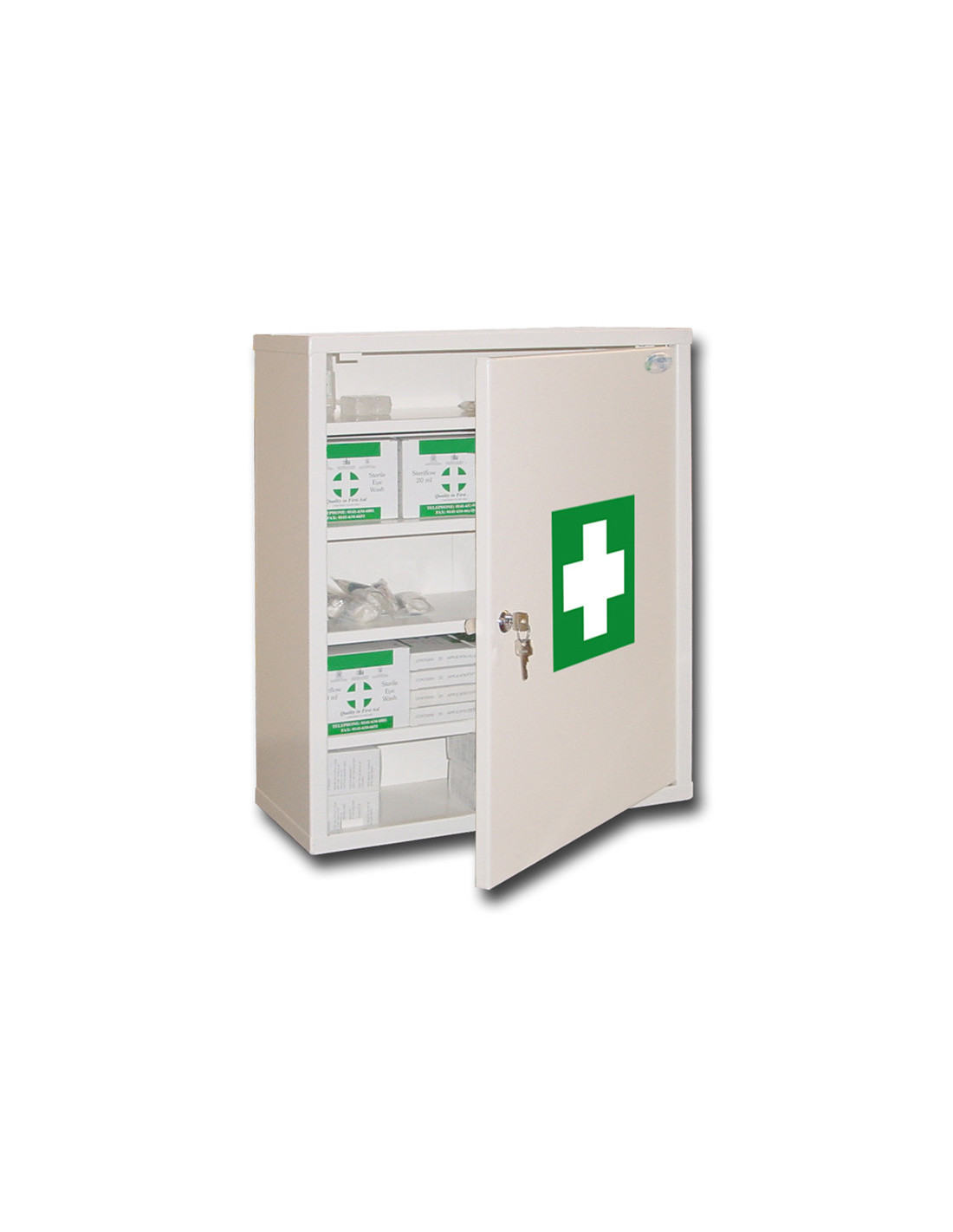 Armoire Murale À Pharmacie 4 Tablettes MF25