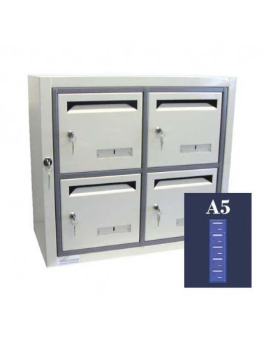 boites-aux-lettres-interieures-Boite Aux Lettres Gamma 11 Module A5 Ouverture Ptt-1