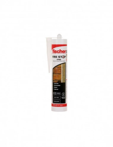 fixation-de-coffres-forts-Mastic Silicone Coupe-Feu Fischer Ffrs Blanc 310 Ml-1