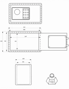 coffre-fort-maison-Coffret De Sécurité Thirard... 2
