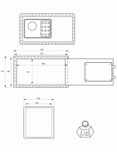 mini-coffre-fort-Coffret De Sécurité Thirard... 2