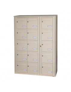 Boîte aux lettres collective Exterieur Leabox Murale 3x5