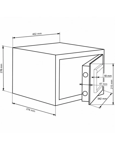 mini-coffre-fort_Coffre Fort De Sécurité Burg Wachter H210S Homesafe Serrure À Clé_thumbnail_8