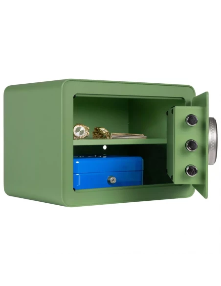 meuble-coffre-fort_Coffre Fort Pour Meuble Rottner Vintage Vert Serrure Biométrique_thumbnail_4
