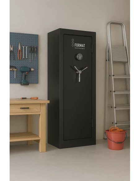 armoire-forte-fusils_Armoire À Fusils Format Cazador Noir Serrure Electronique_thumbnail_2