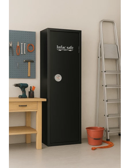 armoire-10-fusils_Armoire À Fusils Infac Classic CT10 Serrure À Clé - 10 Armes_thumbnail_2