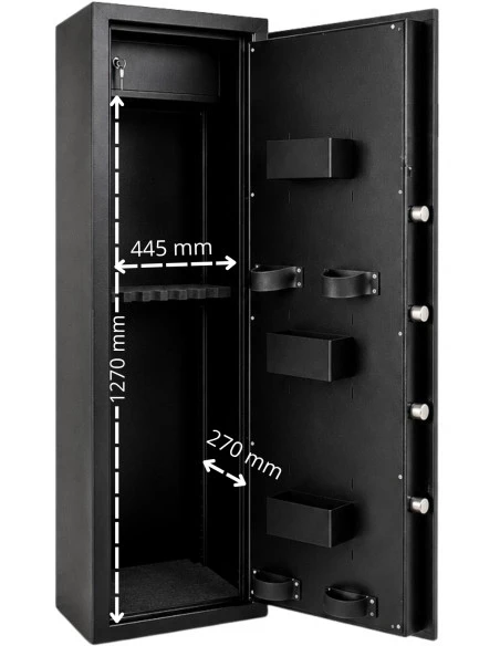 armoire-1-9-fusils_Armoire À Fusils Tresorsafe 10 Armes Serrure électronique avec clés de secours_thumbnail_6