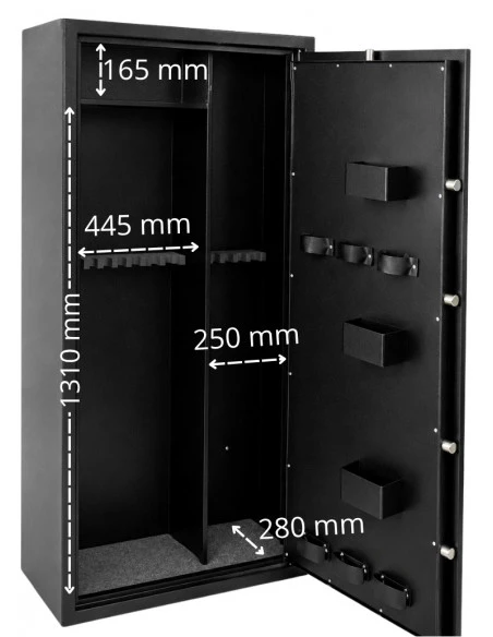 armoire-10-fusils_Armoire À Fusils Tresorsafe 15 Armes Serrure À Clés_thumbnail_7