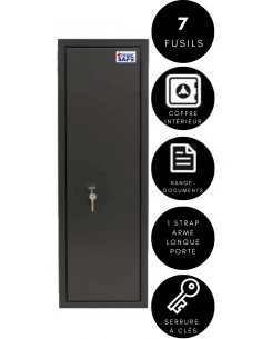 armoire-1-9-fusils-Armoire à Fusils 7 armes avec USPs