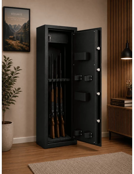 armoire-1-9-fusils_Armoire À Fusils Tresorsafe 10 Armes Serrure À Clés_thumbnail_11