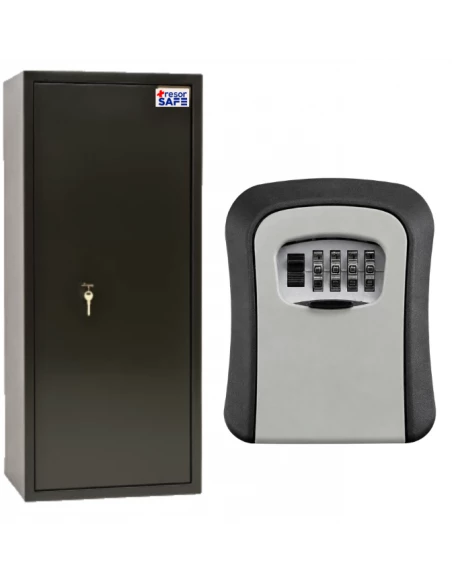 armoire-10-fusils_Pack Sécurité Chasse & Tir : Armoire 15 Armes TresorSafe + Boîte à Clés KeyBox_thumbnail_2