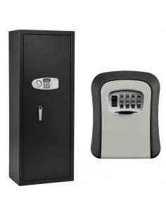 armoire-10-fusils-Pack Sécurité Chasse & Tir : Armoire 10 Armes TresorSafe Serrure électronique + Boîte à Clés KeyBox 2