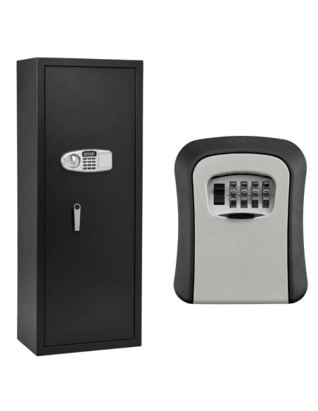armoire-10-fusils_Pack Sécurité Chasse & Tir : Armoire 10 Armes TresorSafe Serrure électronique + Boîte à Clés KeyBox_thumbnail_2