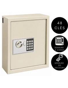 coffre-fort-pour-cle-Coffre À Clés Tresorsafe E48K fermé