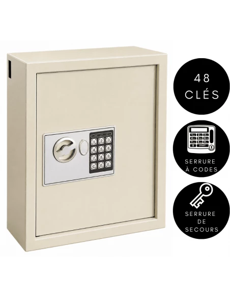 coffre-fort-pour-cle_Coffre À Clés Tresorsafe E48K Avec Fente De Dépôt  Serrure électronique avec clés de secours_thumbnail_1