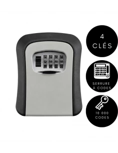 boite-a-clefs-Boîte À Clés Keybox Serrure À Combinaison AK-1B