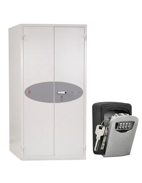 armoire-ignifuge_Pack Sérénité & Gestion d'Accès : Armoire Forte Avec Serrure À Clé  Fs1513k + Boîte à Clés AK1B_thumbnail_2