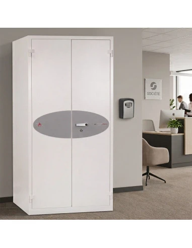 armoire-ignifuge-Pack Sérénité & Gestion d'Accès : Armoire Forte Avec Serrure À Clé  Fs1513k + Boîte à Clés AK1B-1