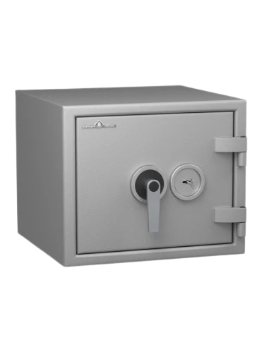 Coffre-fort de Sécurité avec 4 Piles Hopekings Mini Coffre fort 23×17×17 cm Blanc 